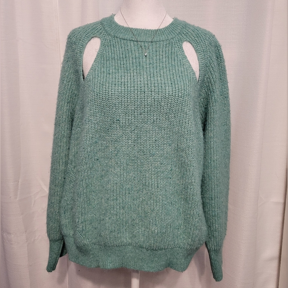 Comfy Knit Cut-Out Sweater